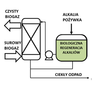 IIb. Metody mokre biologiczne ODSIARCZANIE BIOGAZU BIOLOGICZNE